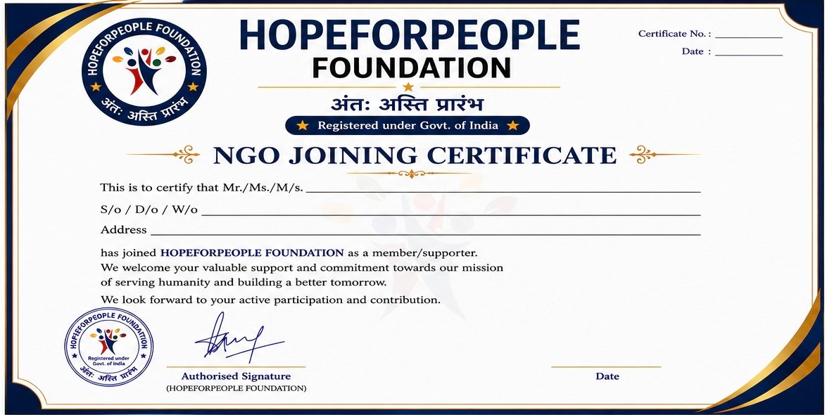 Joining certificate